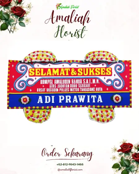 Papan Bunga Ucapan Selamat Ampelan
